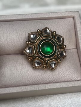 Kundan Finger Ring 2